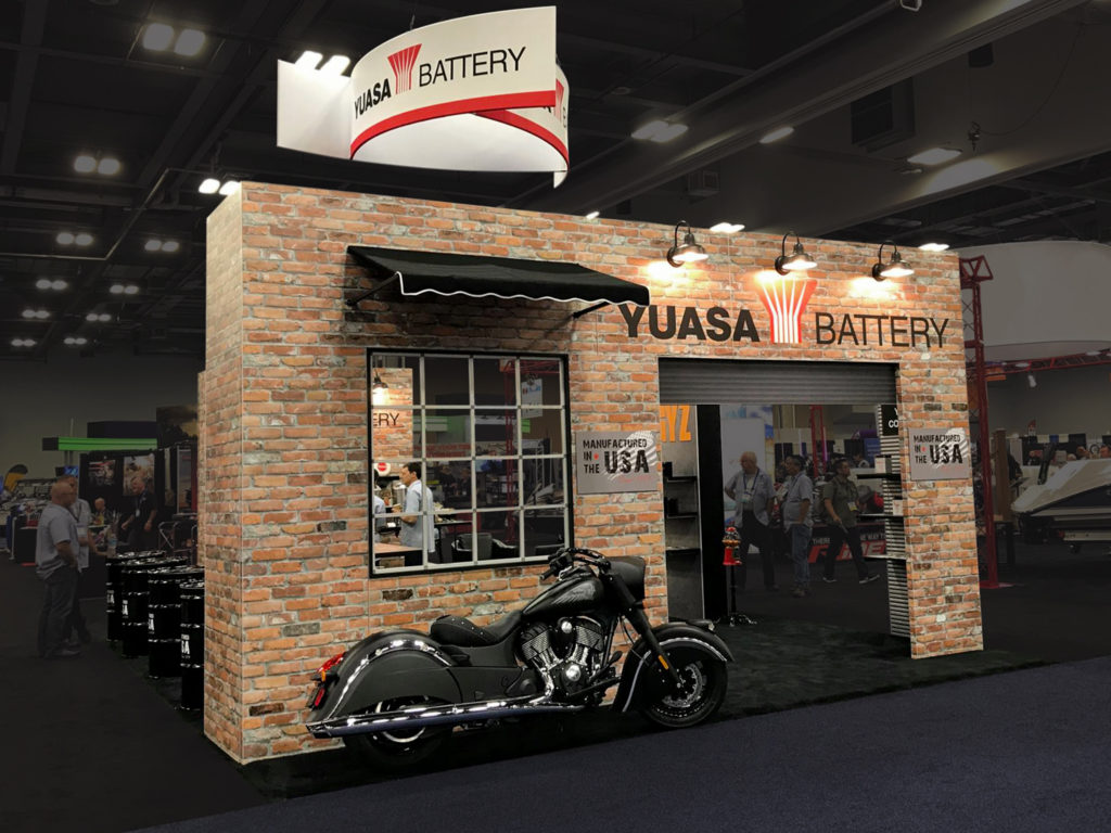YUASA Battery trade exhibit