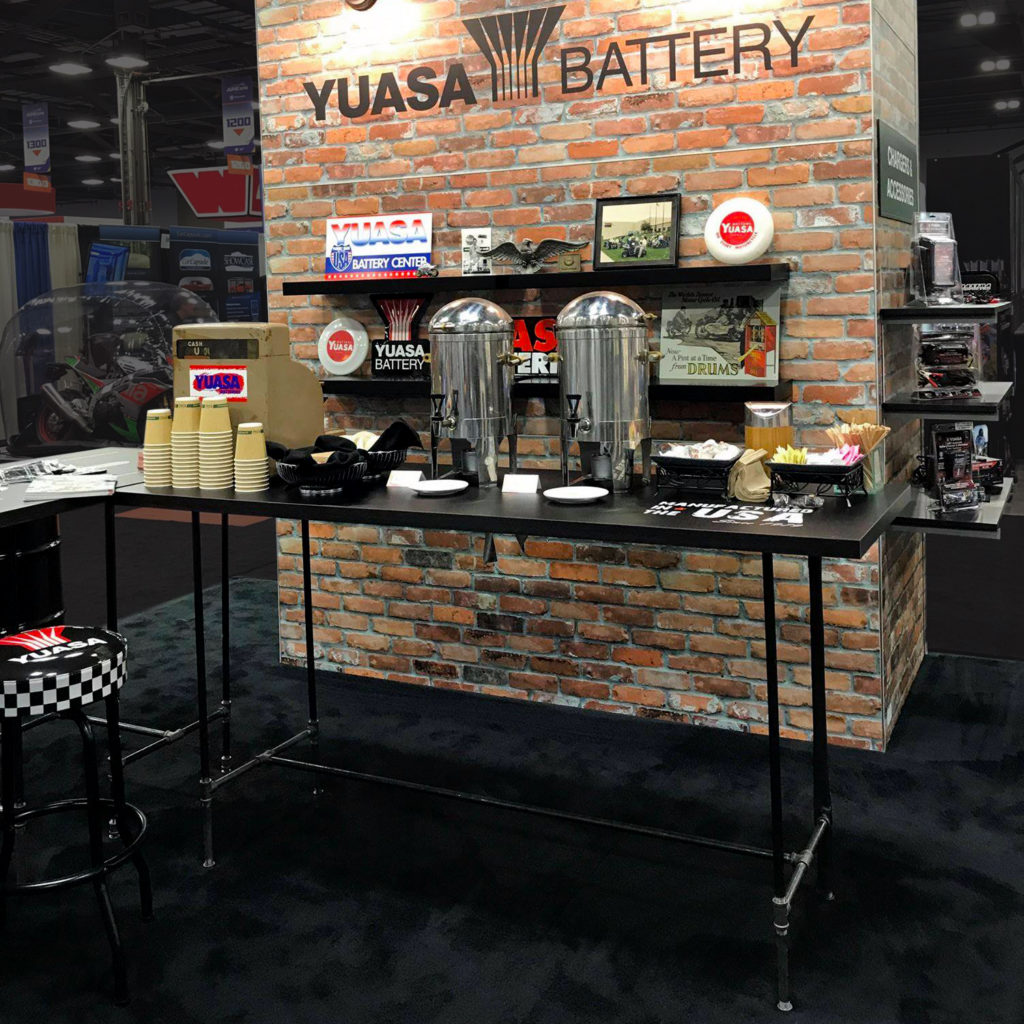 YUASA Battery trade exhibit