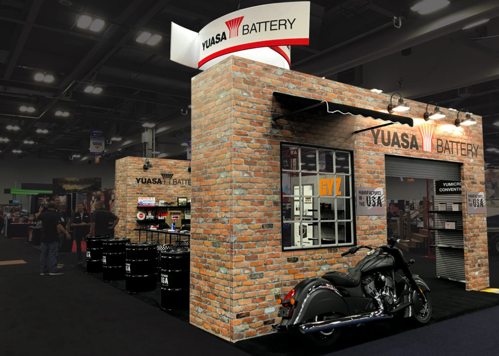 YUASA Battery trade exhibit